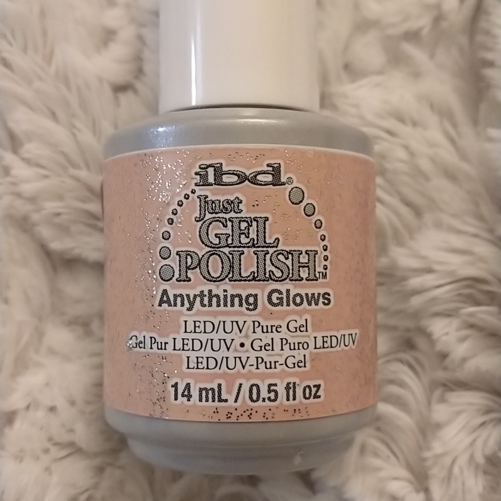 Gorgeous Pink And Silver Sparkling Gel Nail Color*Unopened And Unused*